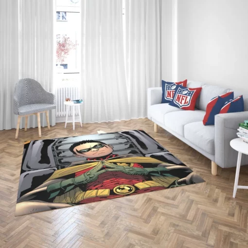 Robin DC Boy Wonder Comic Rug 2