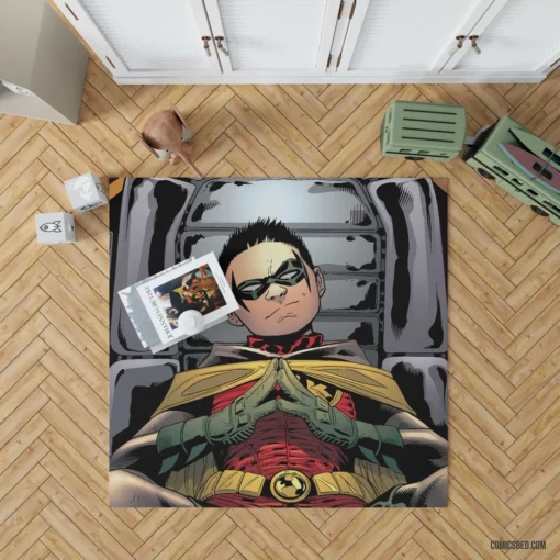 Robin DC Boy Wonder Comic Rug