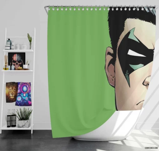 Robin DC Comics Boy Wonder Shower Curtain