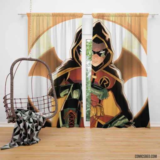 Robin DC Dynamic Boy Wonder Comic Curtain