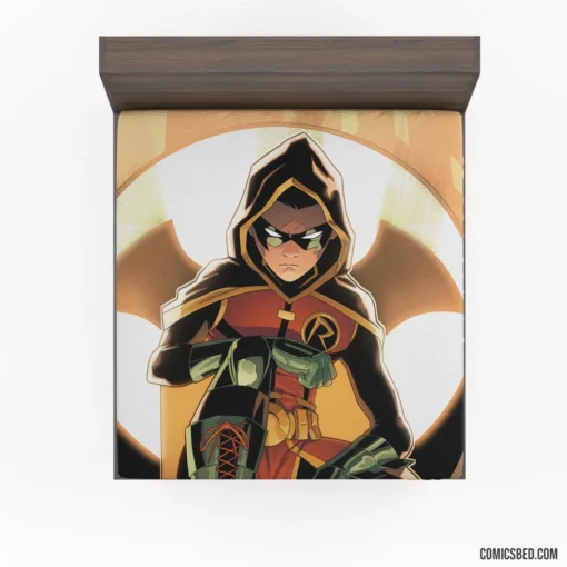 Robin DC Dynamic Boy Wonder Comic Fitted Sheet 1