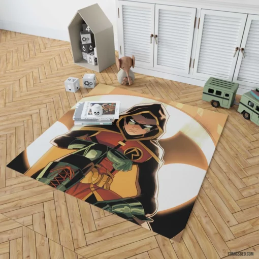 Robin DC Dynamic Boy Wonder Comic Rug 1