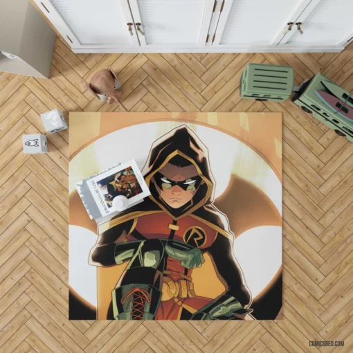 Robin DC Dynamic Boy Wonder Comic Rug