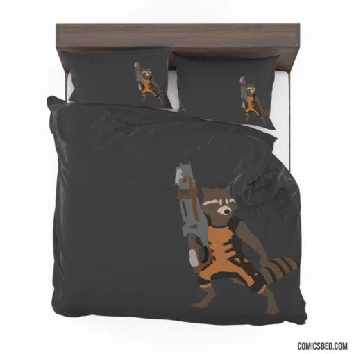 Rocket Raccoon Guardians Of The Galaxy Comic Bedding Set 1