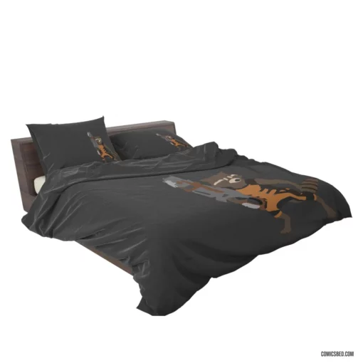 Rocket Raccoon Guardians Of The Galaxy Comic Bedding Set 2