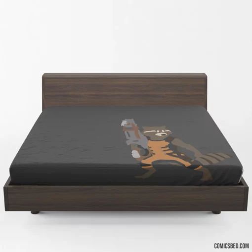 Rocket Raccoon Guardians Of The Galaxy Comic Fitted Sheet