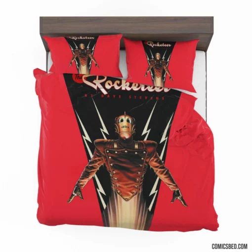 Rocketeer Jetpack Avenger Comic Bedding Set 1