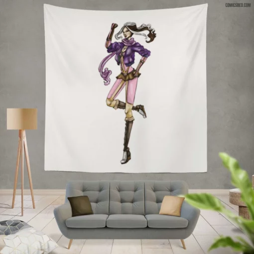 Rogue Marvel Absorbing Mutant Comic Wall Tapestry