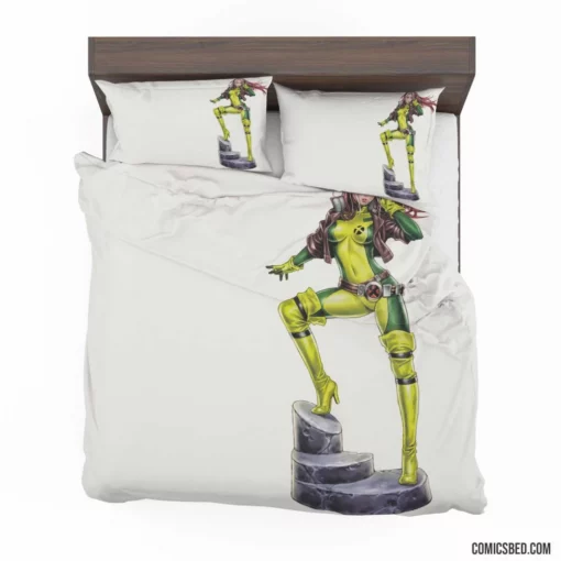 Rogue Marvelous Adventures X-Men Heroine Comic Bedding Set 1