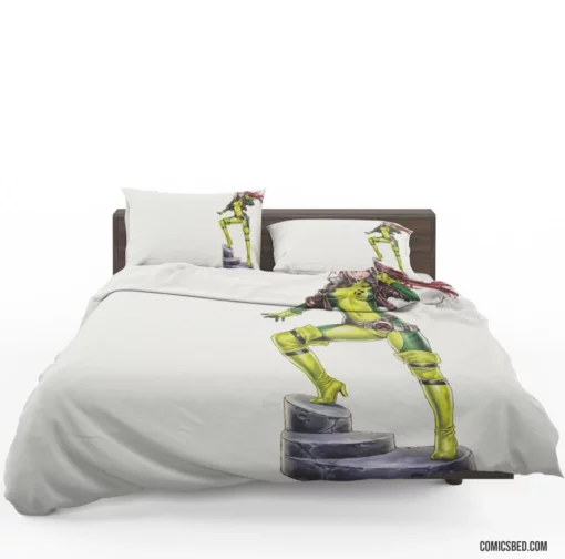 Rogue Marvelous Adventures X-Men Heroine Comic Bedding Set