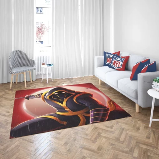 Ronin Marvel Mysterious Warrior Comic Rug 2