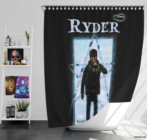 Ryder Enigmatic Quest Begins Comic Shower Curtain