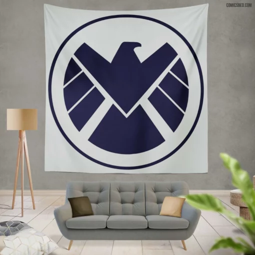 S.H.I.E.L.D. Covert Agency Comic Wall Tapestry