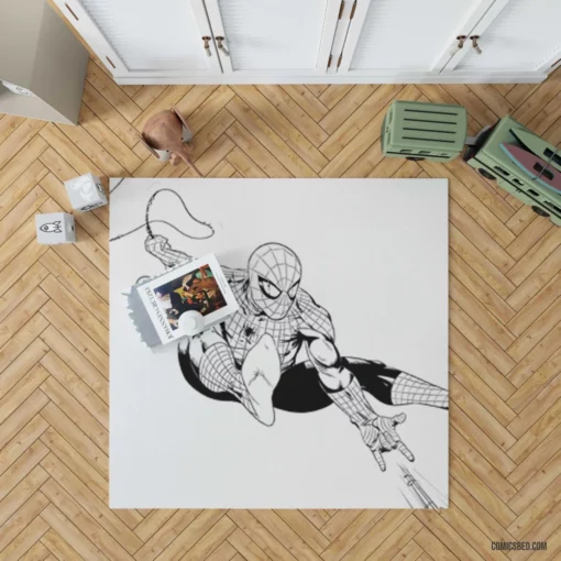 SPIDEY Friendly Spider-Man Hero Comic Rug