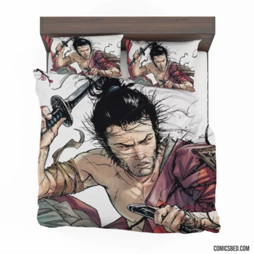 Samurai Feudal Blade Warrior Comic Bedding Set 1