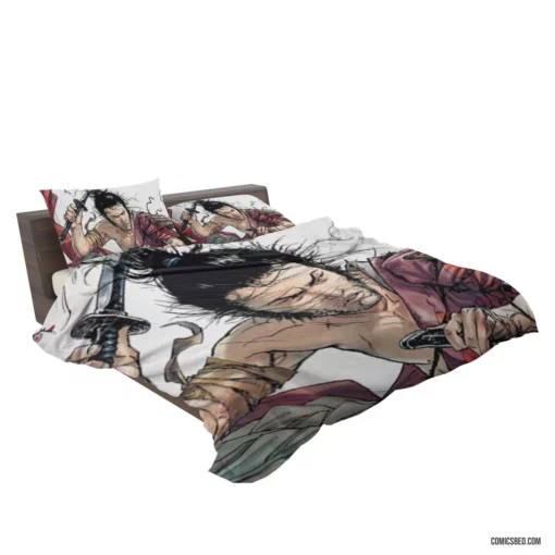 Samurai Feudal Blade Warrior Comic Bedding Set 2