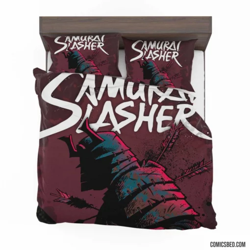 Samurai Slasher Bloodied Chronicles Begin Comic Bedding Set 1