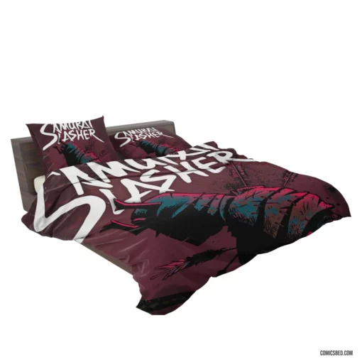 Samurai Slasher Bloodied Chronicles Begin Comic Bedding Set 2