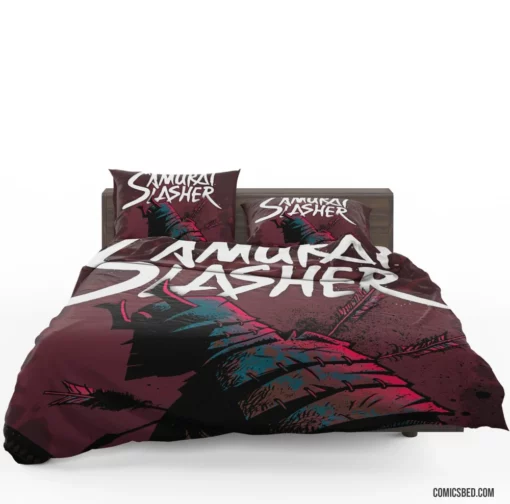 Samurai Slasher Bloodied Chronicles Begin Comic Bedding Set