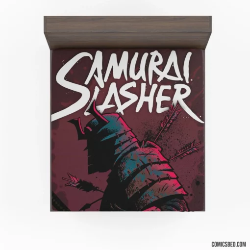 Samurai Slasher Bloodied Chronicles Begin Comic Fitted Sheet 1