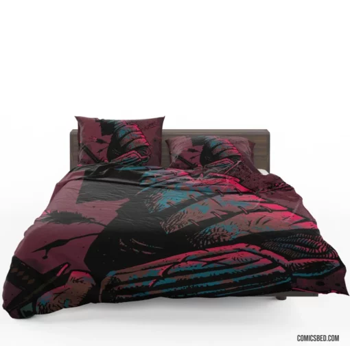 Samurai Slasher Chronicles Blade Fury Comic Bedding Set