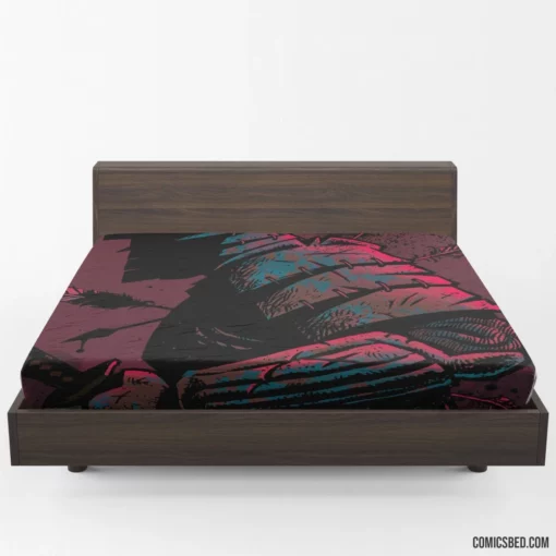 Samurai Slasher Chronicles Blade Fury Comic Fitted Sheet