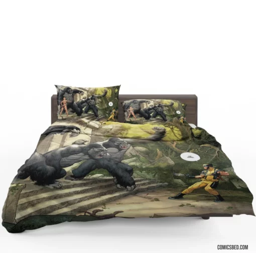 Savage Wolverine Untamed Rage Comic Bedding Set