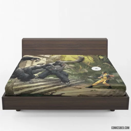 Savage Wolverine Untamed Rage Comic Fitted Sheet