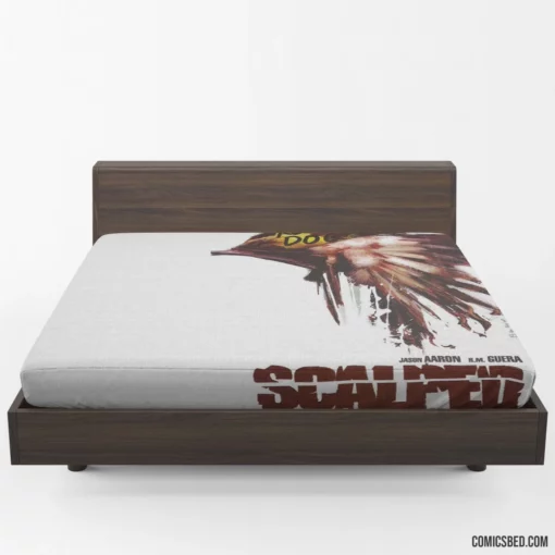 Scalped Gripping Tales of Reservations Comic Fitted Sheet