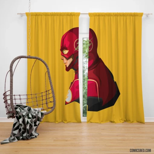 Scarlet Speedster Chronicles DC Flash Comic Curtain