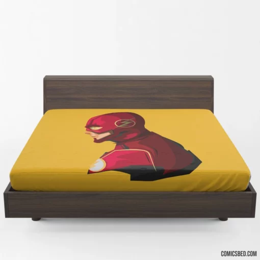 Scarlet Speedster Chronicles DC Flash Comic Fitted Sheet