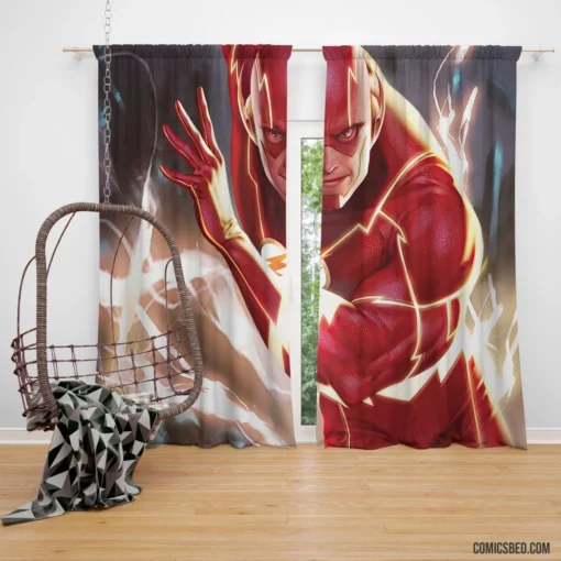 Scarlet Speedster Unleashed Flash Chronicles Comic Curtain