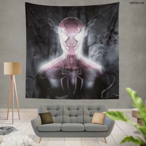 Scarlet Spider Redemption Quest Comic Wall Tapestry