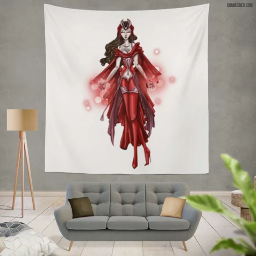 Scarlet Witch Chronicles Hex Magic Unveiled Comic Wall Tapestry