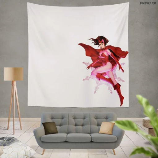 Scarlet Witch Magic Mysterious Enigma Comic Wall Tapestry