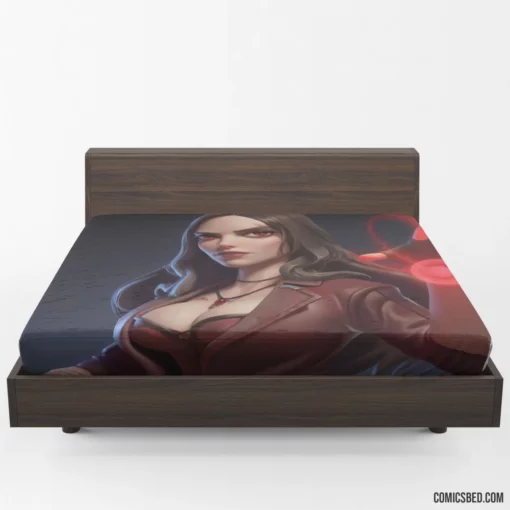 Scarlet Witch Marvel Sorceress Comic Fitted Sheet