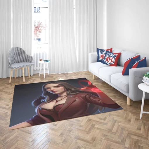 Scarlet Witch Marvel Sorceress Comic Rug 2