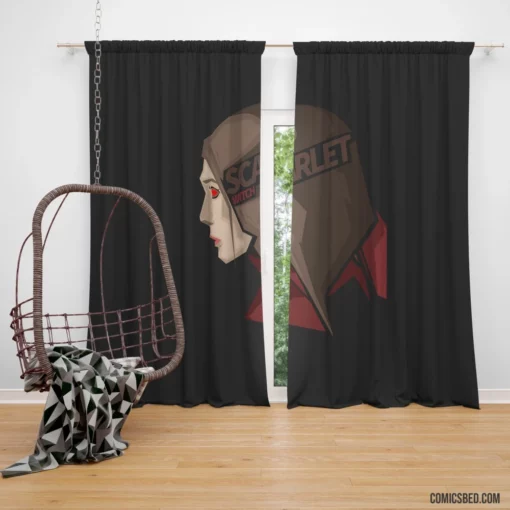 Scarlet Witch Mystic Enchantress Comic Curtain