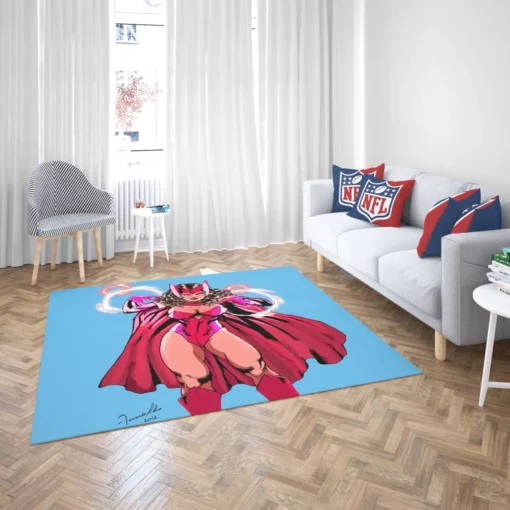 Scarlet Witch Mystical Sorceress Comic Rug 2