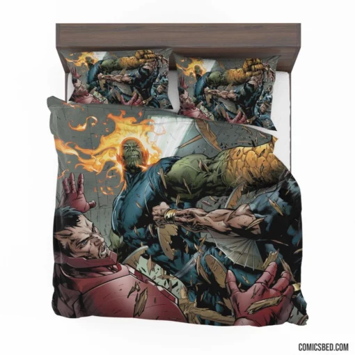 Secret Invasion Avengers Skrull Plot Comic Bedding Set 1