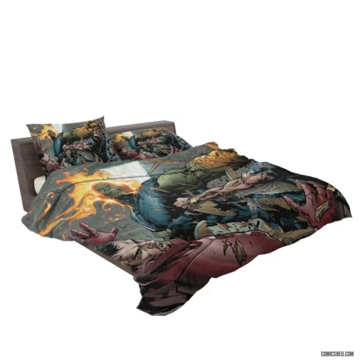 Secret Invasion Avengers Skrull Plot Comic Bedding Set 2