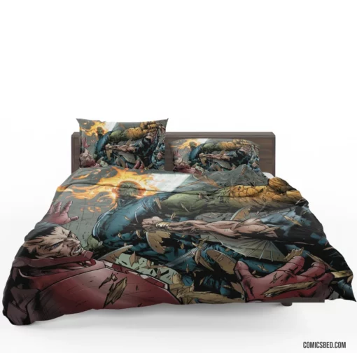 Secret Invasion Avengers Skrull Plot Comic Bedding Set