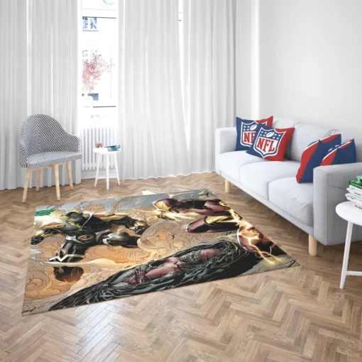 Secret Invasion Iron Man Skrull Deception Comic Rug 2