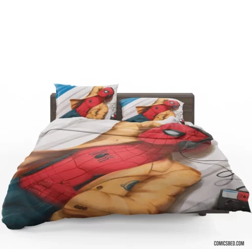 Sensational Spider-Man Lizard Legacy Comic Bedding Set