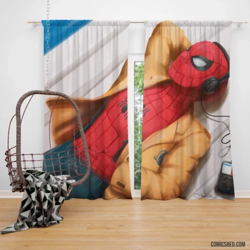 Sensational Spider-Man Lizard Legacy Comic Curtain