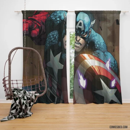 Sentinel of Liberty Captain America Chronicles Comic Curtain