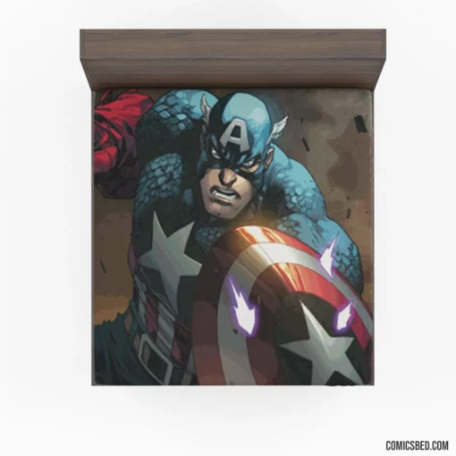 Sentinel of Liberty Captain America Chronicles Comic Fitted Sheet 1