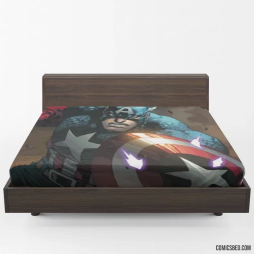 Sentinel of Liberty Captain America Chronicles Comic Fitted Sheet