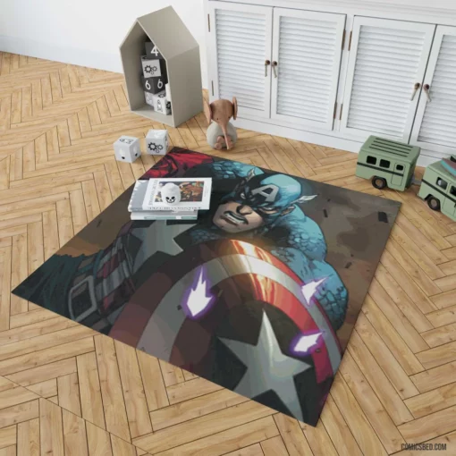 Sentinel of Liberty Captain America Chronicles Comic Rug 1