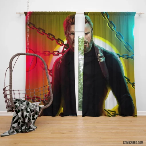 Sentinel of Liberty Marvel Icon Comic Curtain